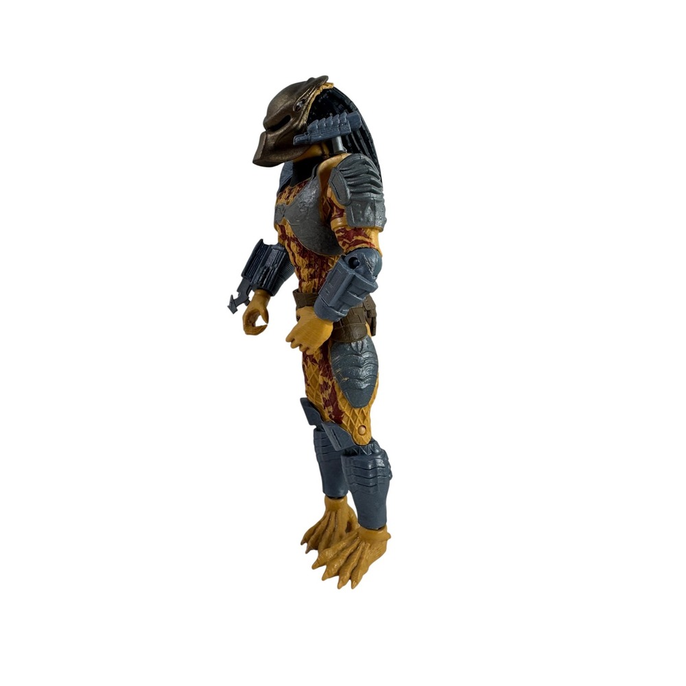 Predator Action Figure Alien Hunter Sci-Fi Toy Yellow Brown Silver 4.75 Inch - Picture 3 of 7